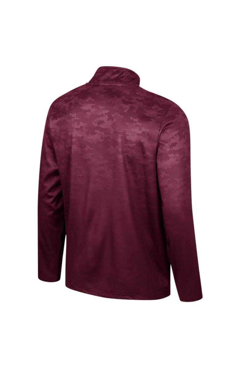 COLOSSEUM Men's Colosseum  Maroon Montana Grizzlies The Machine Half-Zip Jacket, Alternate, color, 
