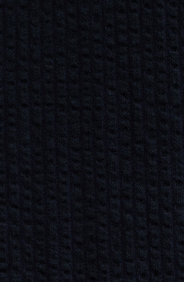 Robert Barakett Abram Rib Knit Overshirt, Alternate, color, Navy