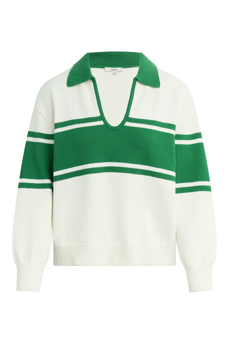 The Romie Polo Sweater, Alternate, color, ECRU