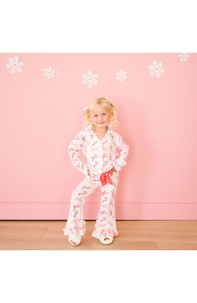 Sweet Wink Peppermint Party Christmas Lounge Set, Alternate, color, Soft Pink