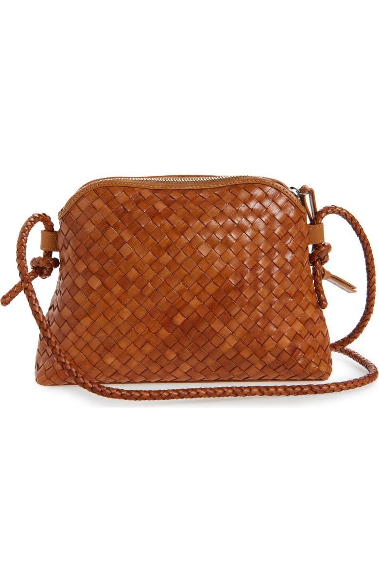 Loeffler Randall Mallory Woven Leather Crossbody Bag, Alternate, color,