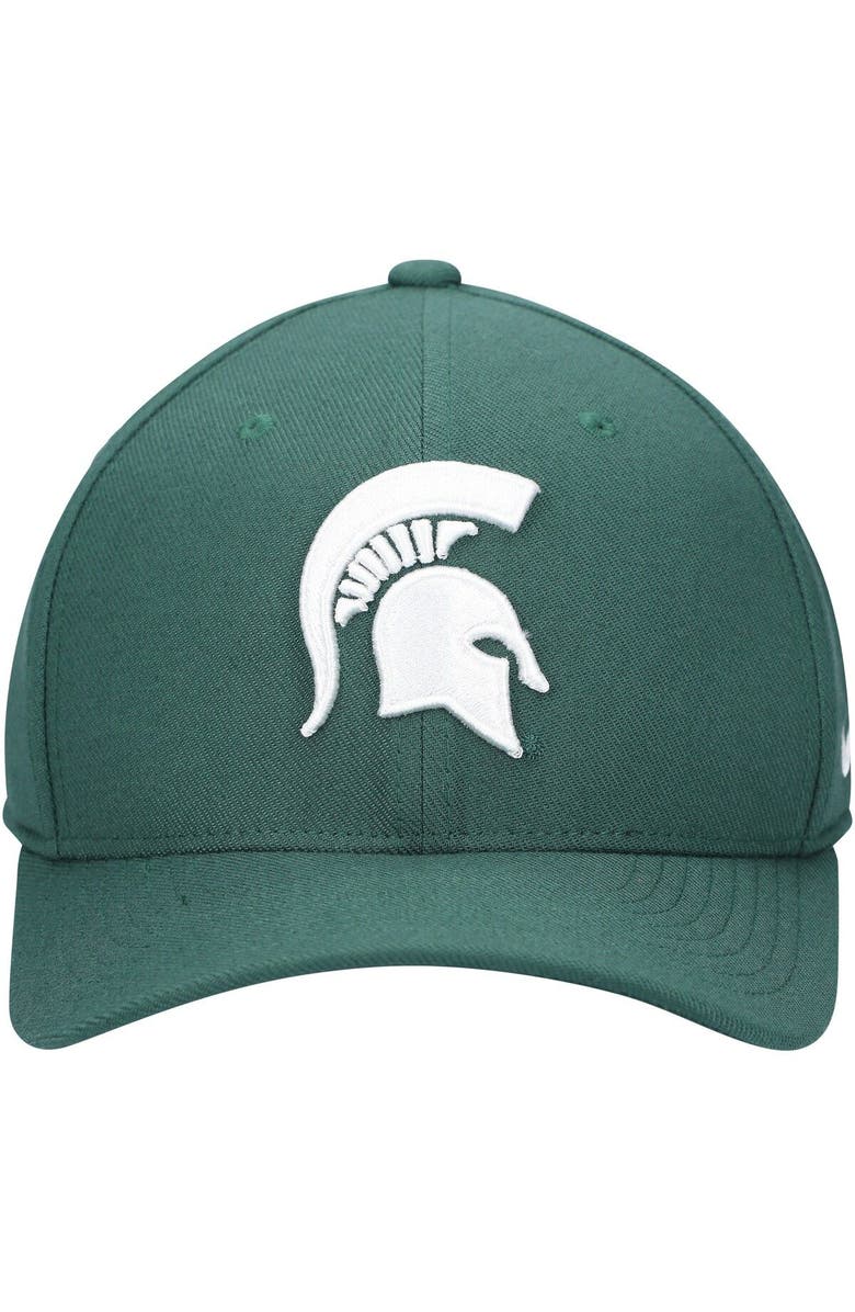 Nike Men's Nike Green Michigan State Spartans Classic99 Swoosh Performance Flex Hat, Alternate, color,