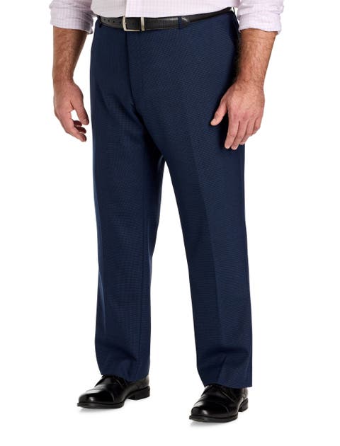 Big & Tall Textured Suit Pants V2