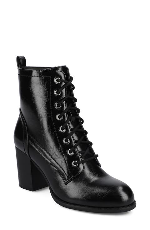 JOURNEE Baylor Lace-Up Boot