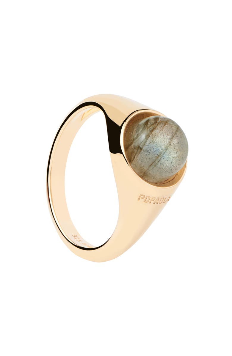 PDPAOLA Labradorite Moon Ring, Main, color,