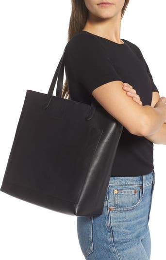 The Zip-Top Medium Transport Leather Tote