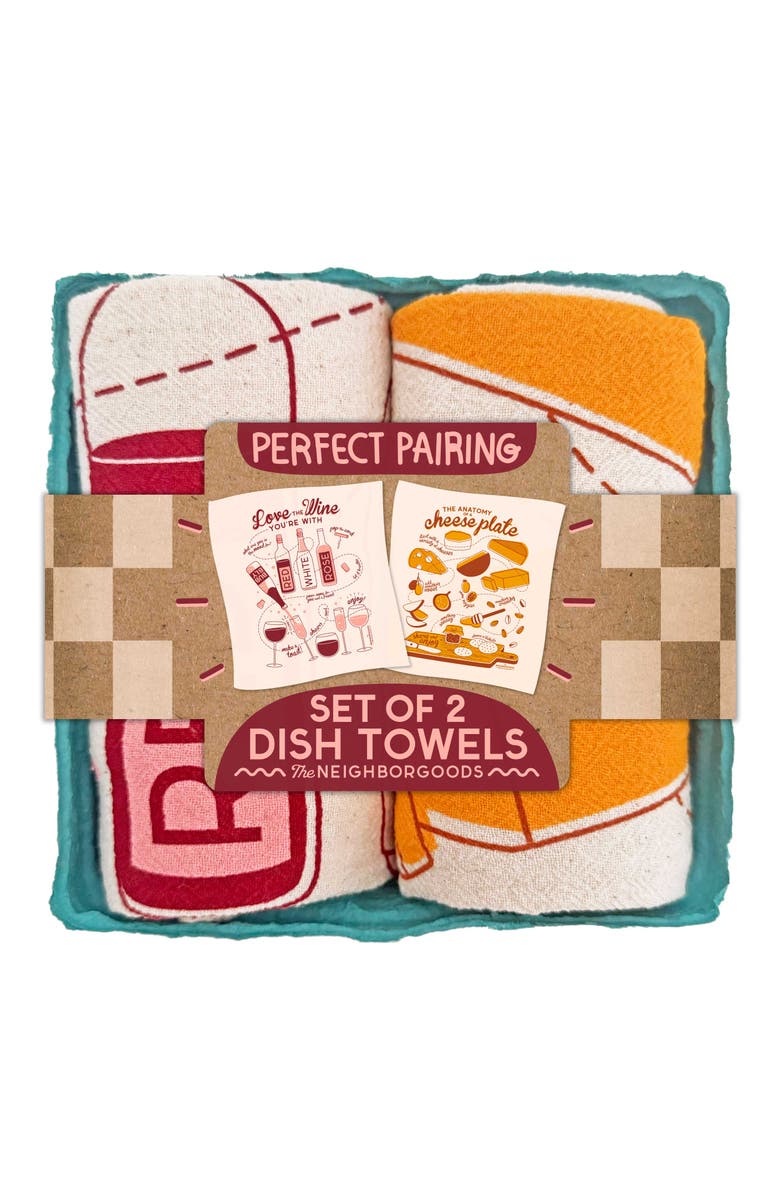 The Neighborgoods Perfect Pairing - Dish Towel Set of 2, Main, color, 