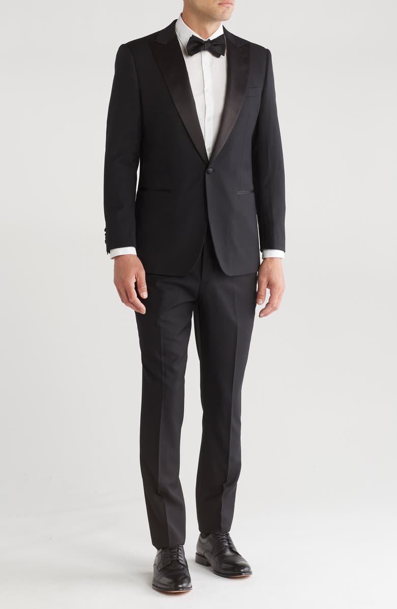 Cavalli Class Solid Wool Tuxedo, Main, color,