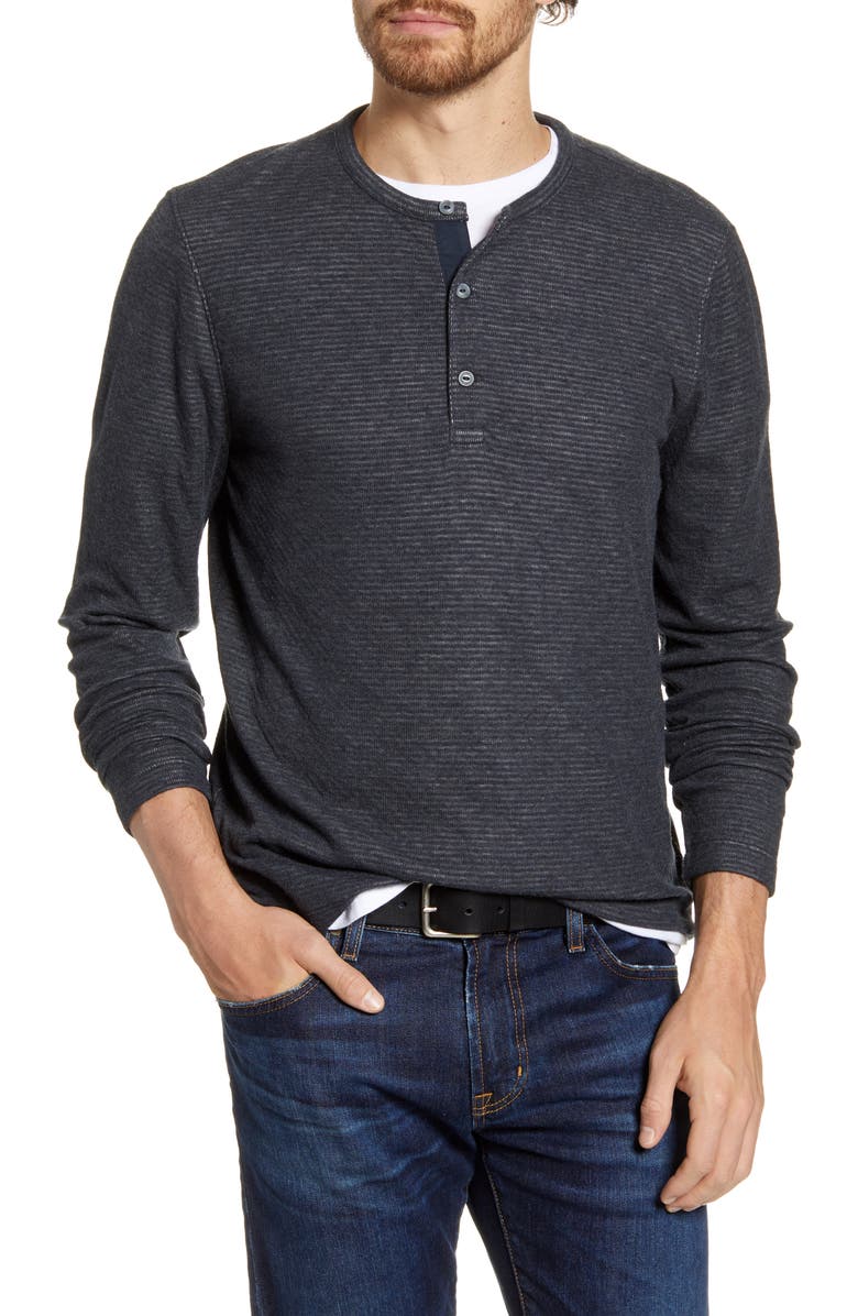 1901 Stripe Long Sleeve Henley, Main, color, 