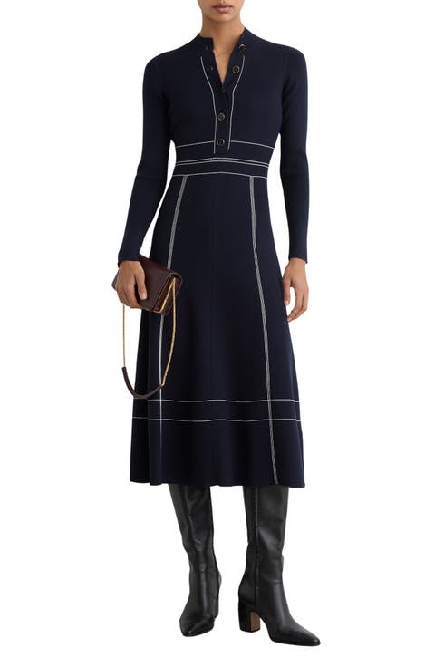 Charlie Long Sleeve Midi Dress