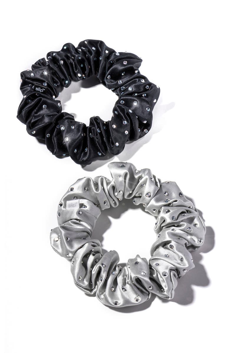 slip Moonlight Pure Silk Scrunchie Set, Alternate, color,