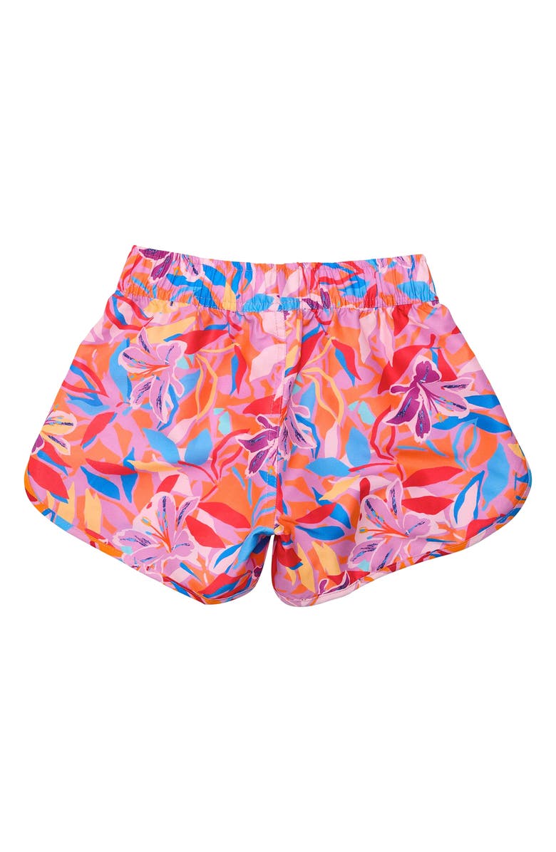 Snapper Rock Kids' Blooming Sunset Two-Piece Swimsuit, Alternate, color, Multi