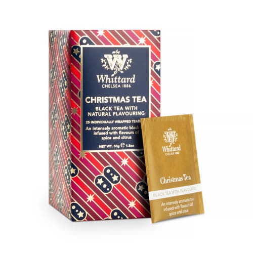 Whittard Of Chelsea Christmas Tea Trio Gift Set In Red