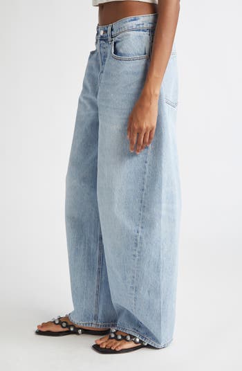 Blow Up Mid Rise Balloon Leg Jeans