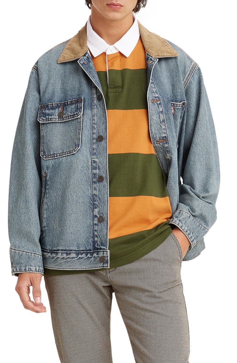 Levi's<sup>®</sup> Sunset Denim Trucker Jacket, Main, color, 