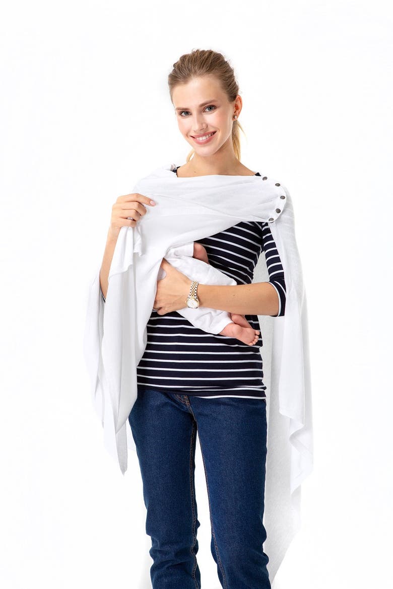 Four in One Multipurpose Knitwear, Alternate, color, White