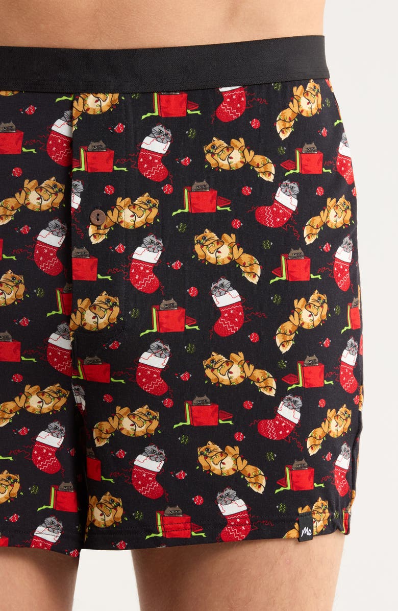 MeUndies Knit Boxers, Alternate, color, Whisker Wonderland