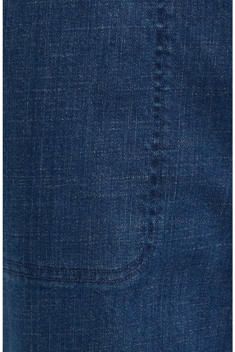 Organic & Recycled Cotton High Waist Ankle Arch Jeans, Main, color, MEDIUM INDIGO