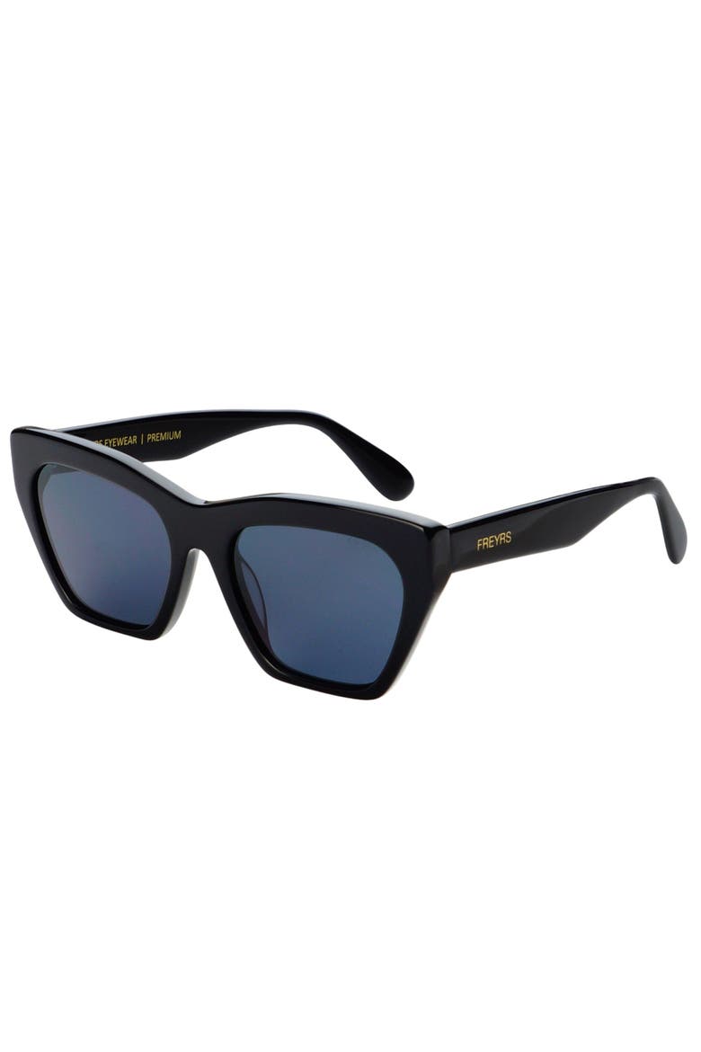 Gia Cat Eye Sunglasses, Alternate, color, Black
