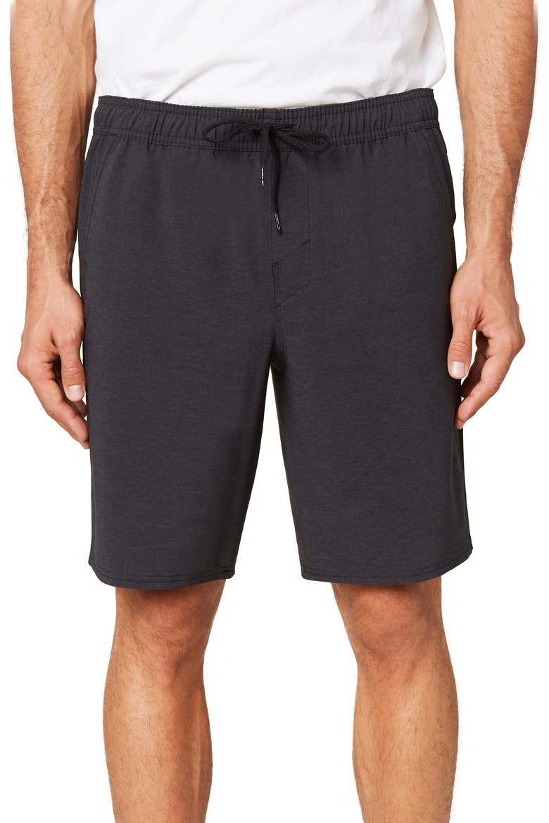 Interval Hybrid Shorts, Main, color, BLACK