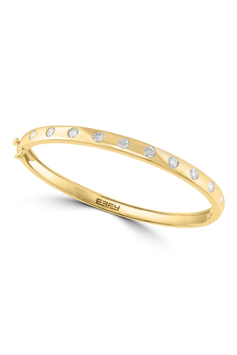 Lab-Grown Diamond Hinge Bracelet, Main, color, GOLD