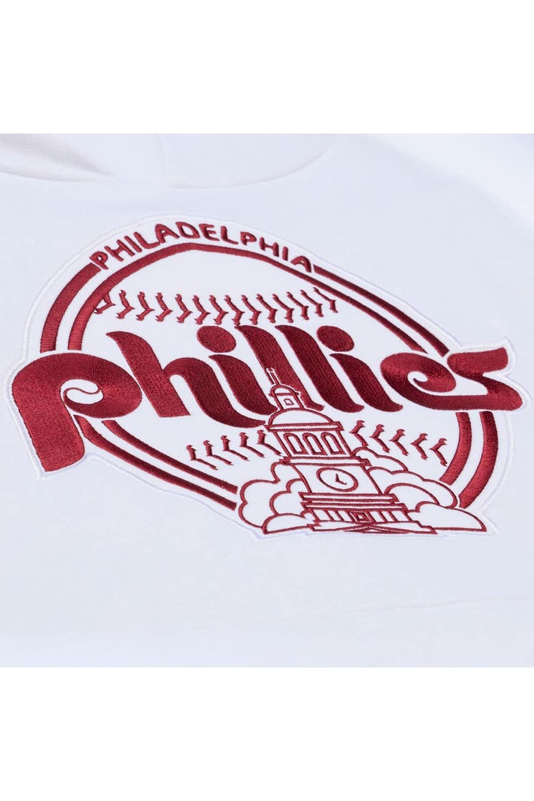 Men's Mitchell & Ness  White Philadelphia Phillies Cooperstown Collection Fleece Hoodie, Alternate, color, White