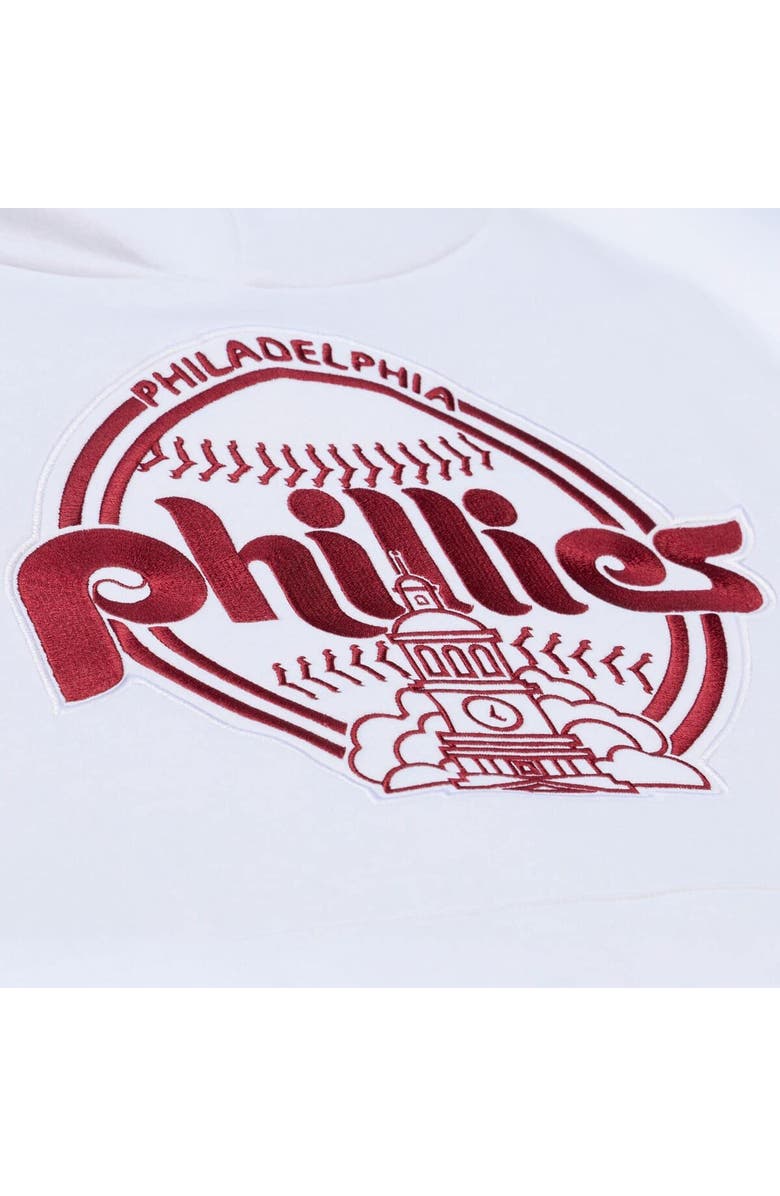 Mitchell & Ness Men's Mitchell & Ness  White Philadelphia Phillies Cooperstown Collection Fleece Hoodie, Alternate, color, White