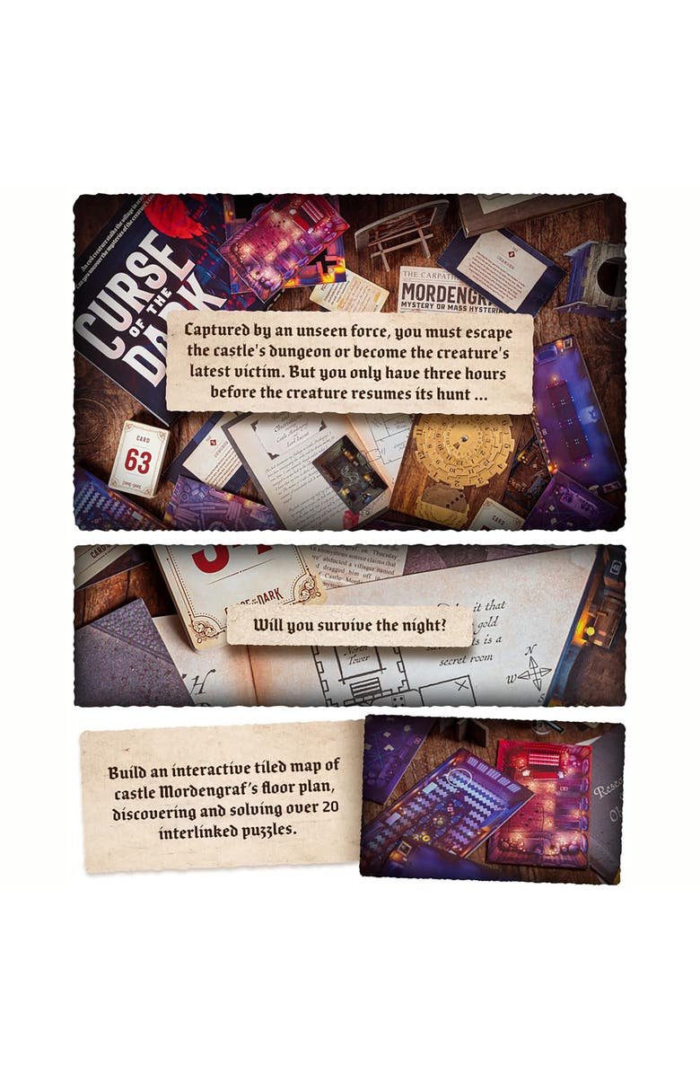 Professor Puzzle Curse Of The Dark 2Part Escape Room, Alternate, color, Multicolored