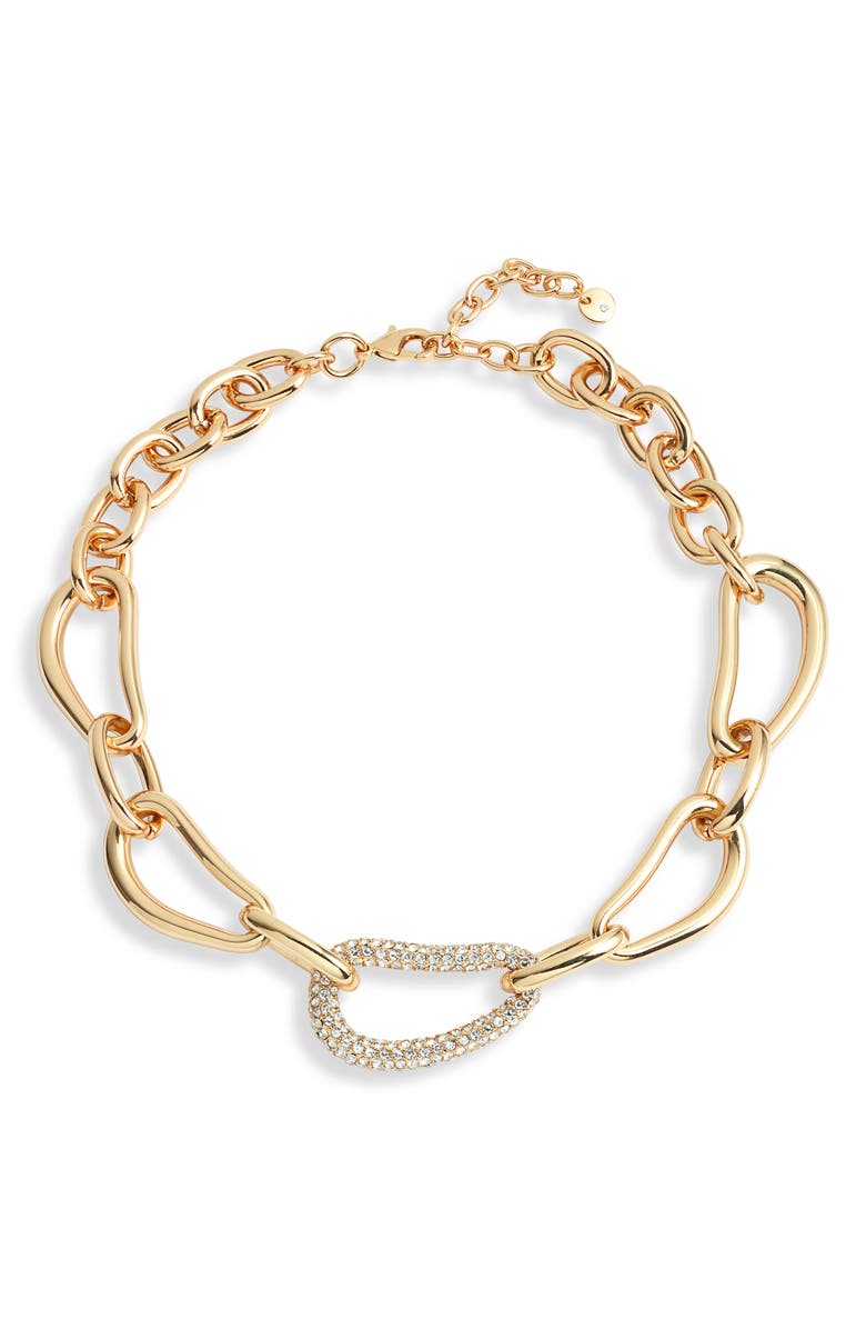 Nordstrom Pavé Accent Link Chain Necklace, Main, color, 