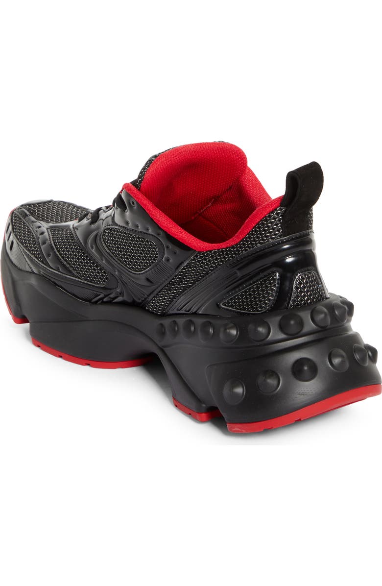 Christian Louboutin So Flo Sneaker, Alternate, color, Black