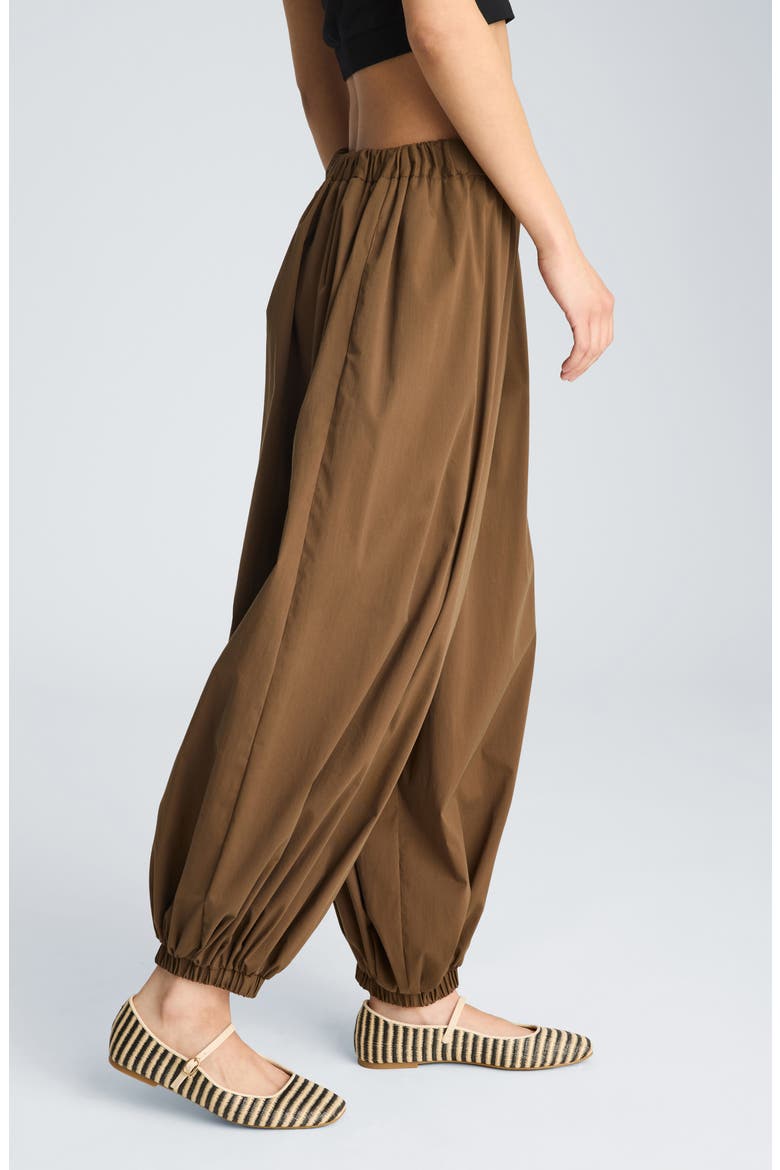 Pull-On Balloon Pants, Alternate, color, BRUNETTE