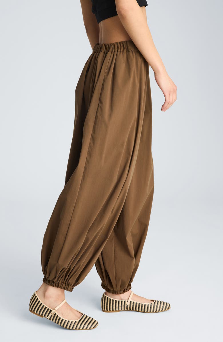 Kenneth Cole Pull-On Balloon Pants, Alternate, color, Brunette