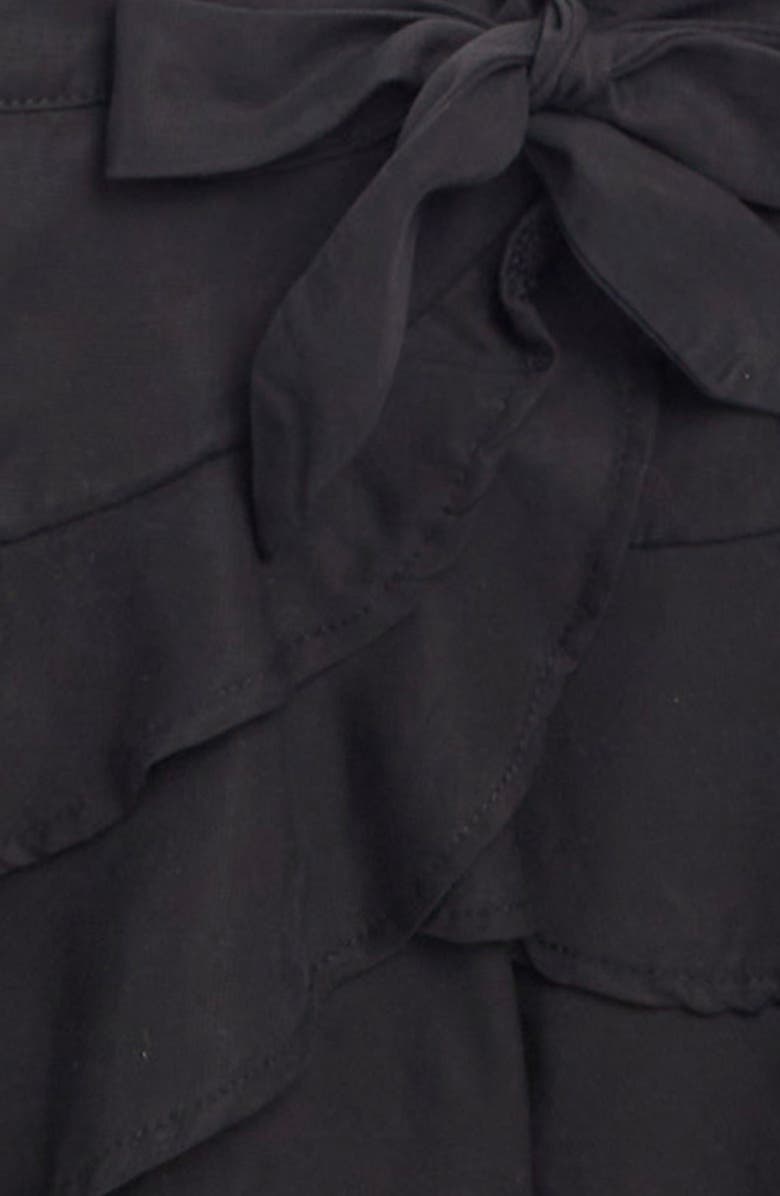 Tractr Kids' Tiered Skirt, Alternate, color, Black