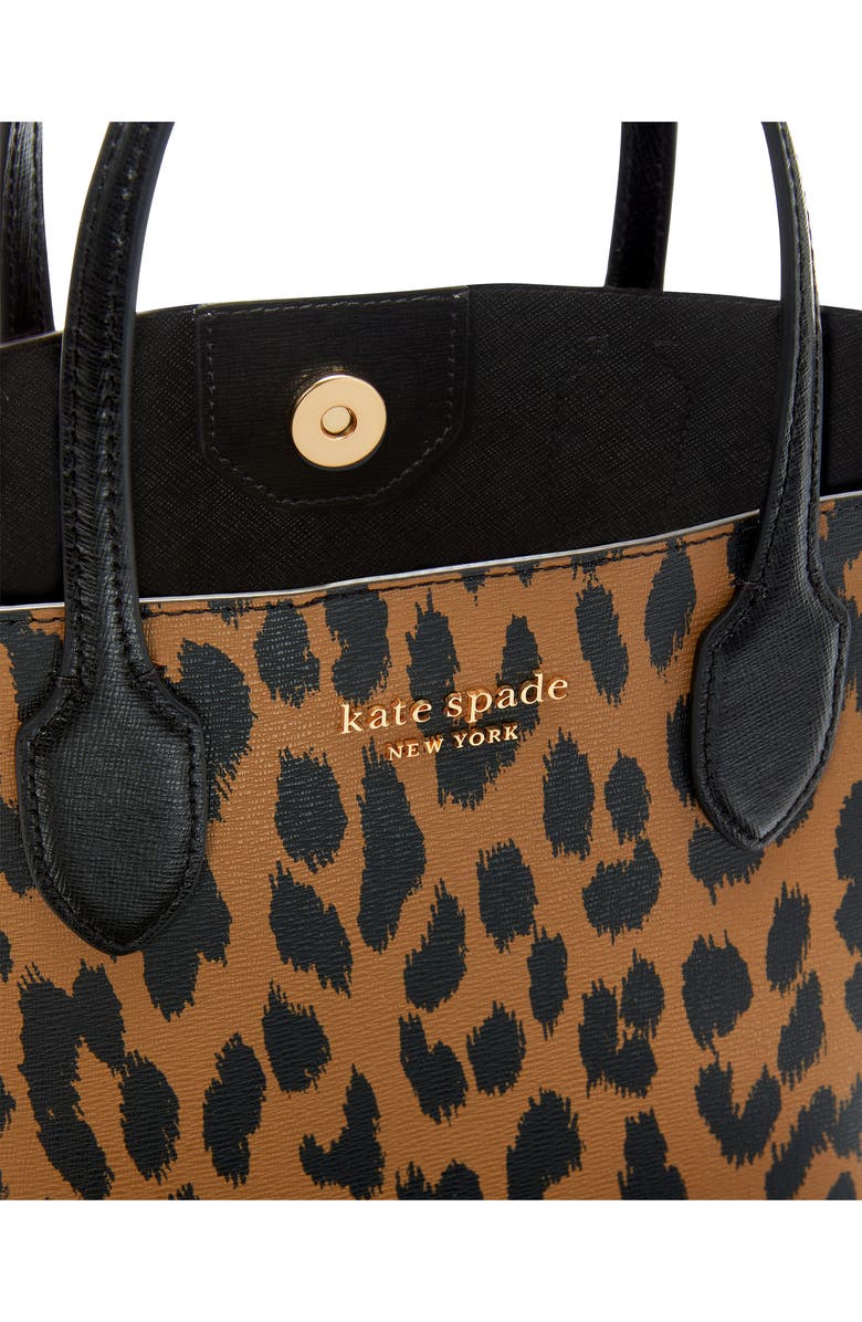 Kate Spade New York bleecker modern leopard print tote, Alternate, color,