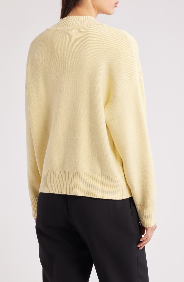 MANGO Rino Mock Neck Sweater, Alternate, color, Yellow
