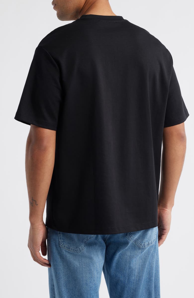 Mavi Jeans Stretch Cotton T-Shirt, Alternate, color, Black