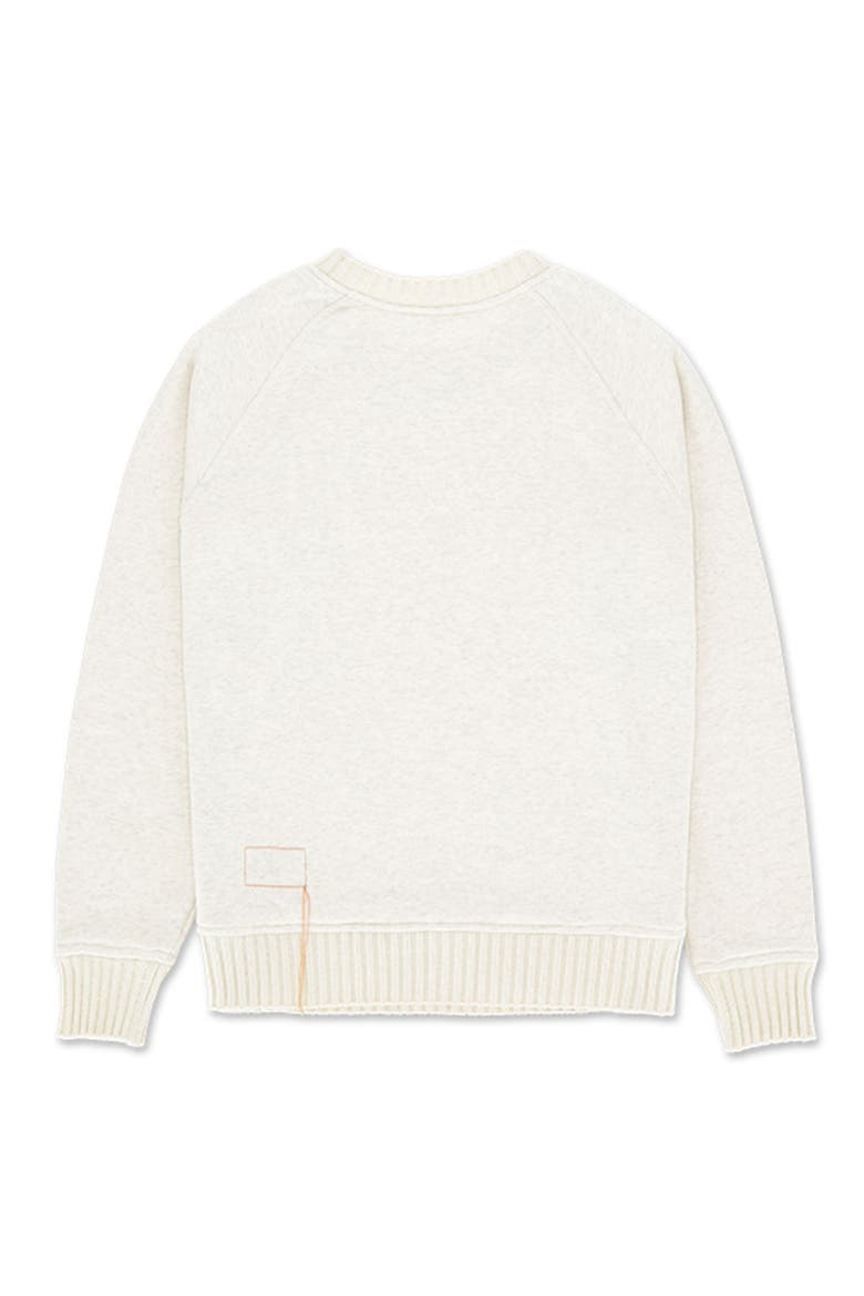 Mayfair Cotton Sweatshirt, Alternate, color, Cream