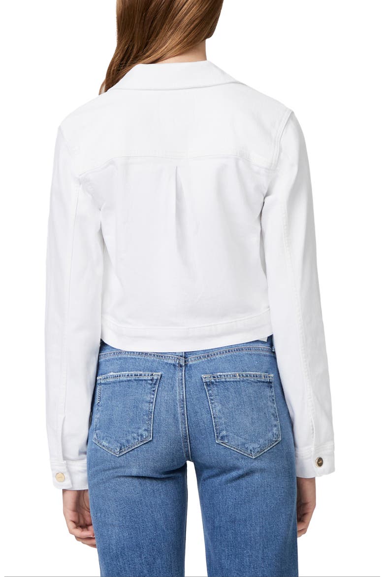 Vivienne Crop Denim Jacket, Alternate, color, CRSP WHT