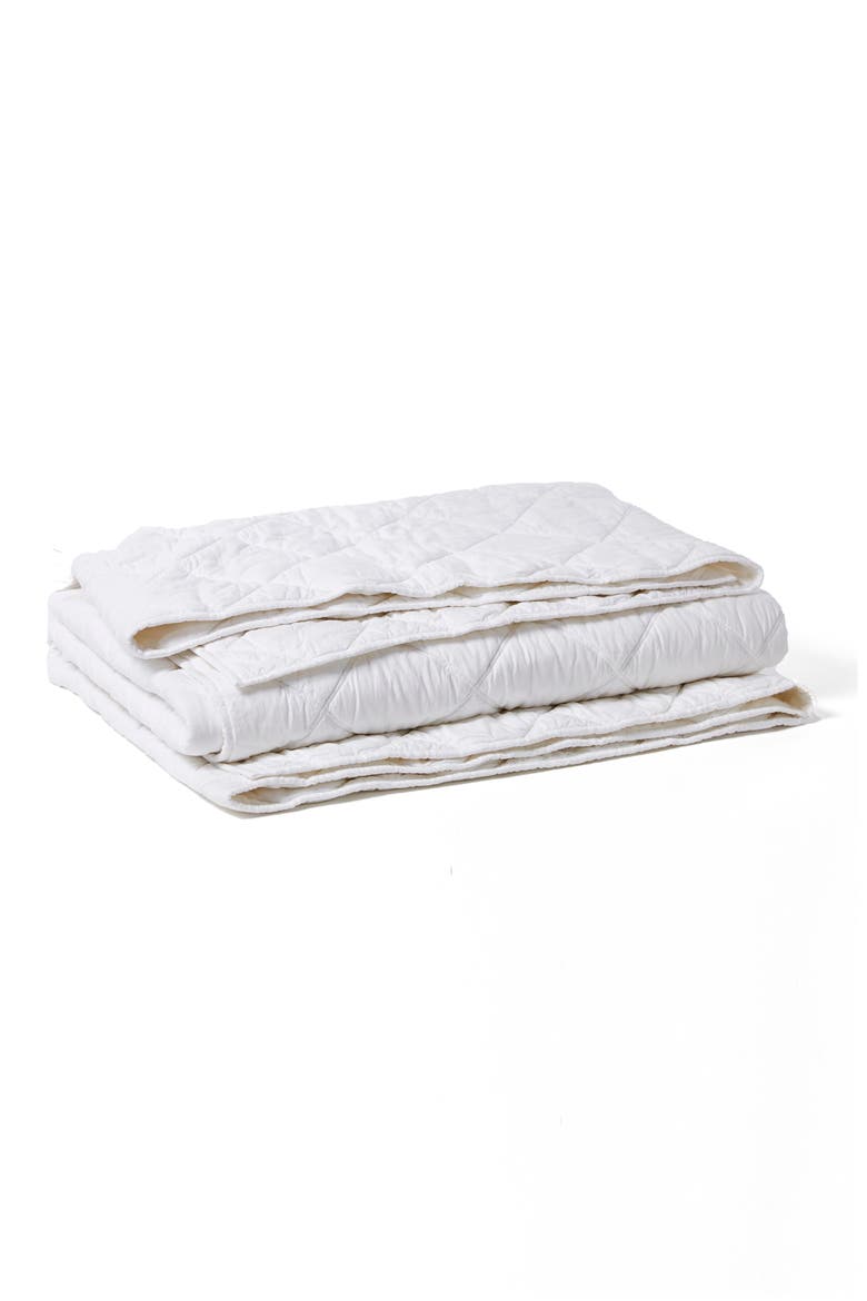 Diamond Stitch Organic Cotton Comforter, Main, color, UNDYED