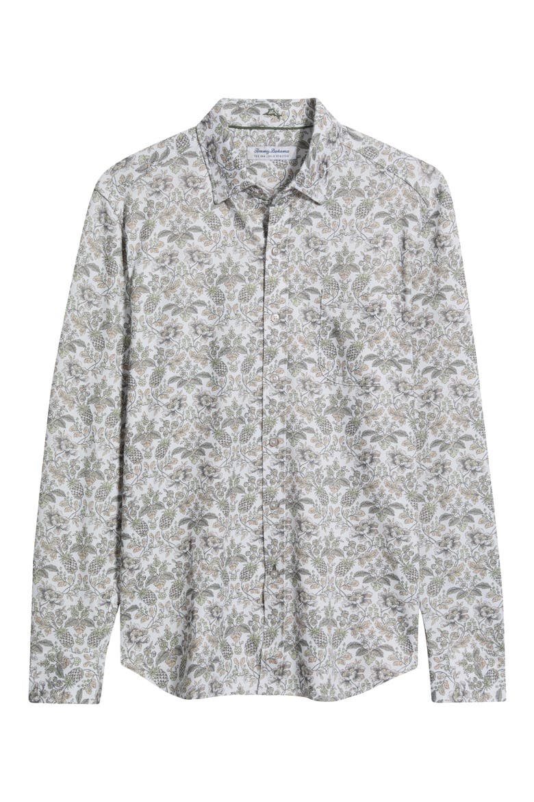 San Lucio Pina Resort Long Sleeve Button Up Shirt, Main, color, BISCOTTI TAN