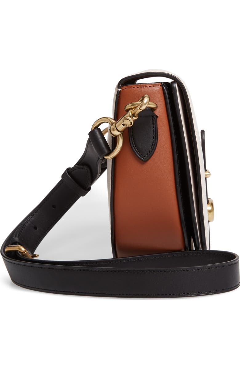 COACH Saddle 24 Leather Saddle Bag, Alternate, color,