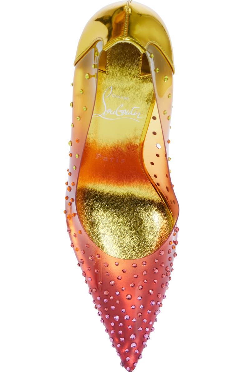 Christian Louboutin Pointed Toe Pump, Alternate, color, Vers Citronnade