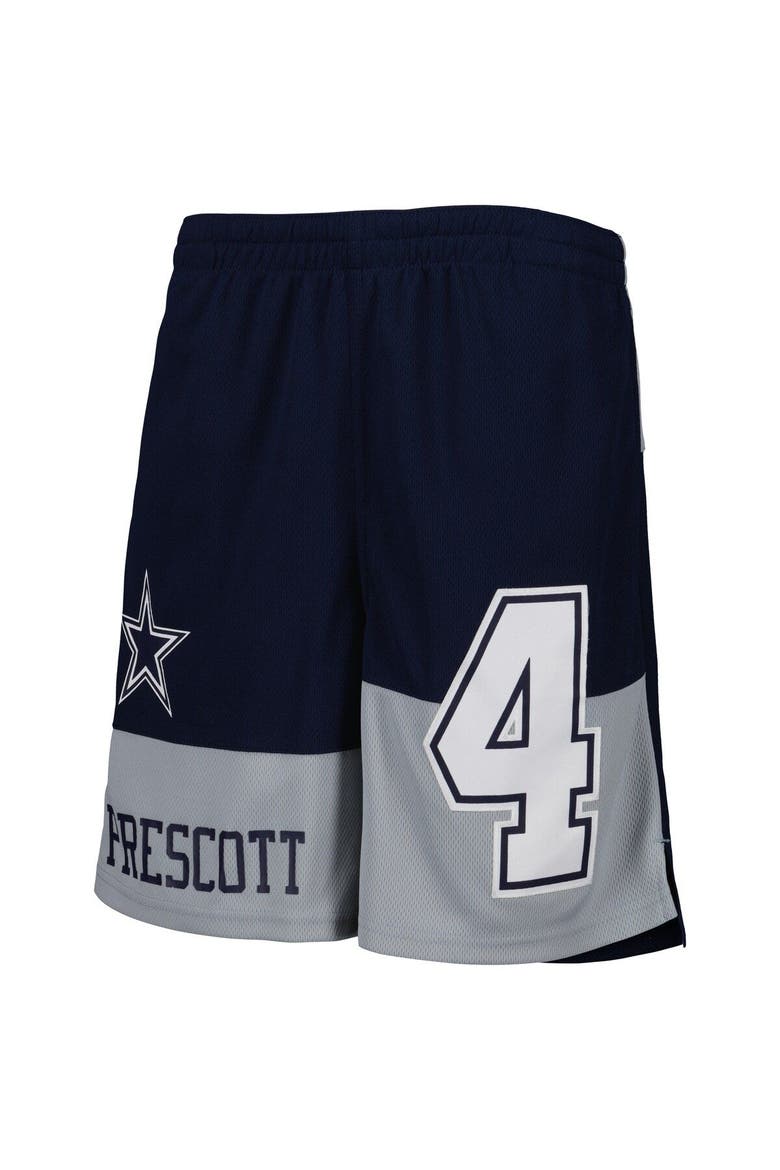 Youth Dak Prescott Navy Dallas Cowboys Name & Number Player Shorts, Alternate, color, Navy