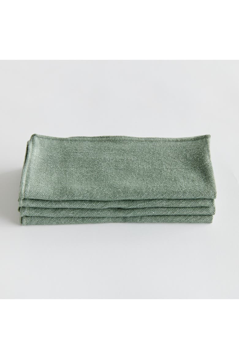 Vanna Napkins Set of 4, Alternate, color, Green