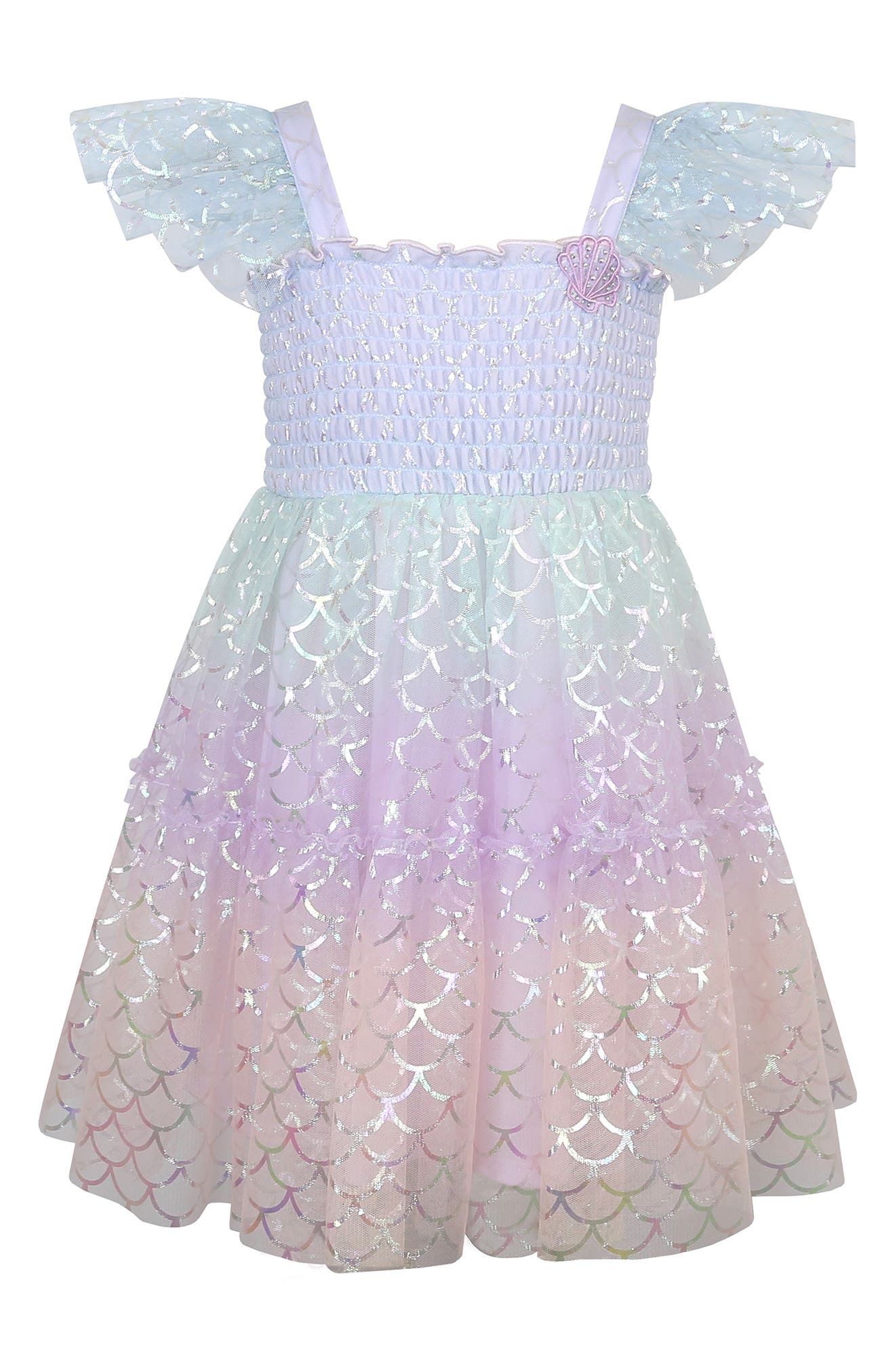 Zunie Kids' Mermaid Mesh Dress