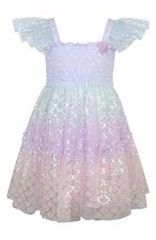 Zunie Kids' Mermaid Mesh Dress
