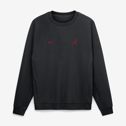 Men's Nike Black Alabama Crimson Tide Premium Performance Raglan Dri-FIT Sweatshirt