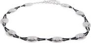 BCBG Leather Strand Western Concho Belt