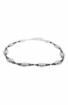 BCBG Leather Strand Western Concho Belt