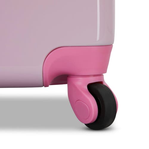 American Tourister Disney Hardside Carry On 18 Inch Luggage With Spinner Wheels In Pink